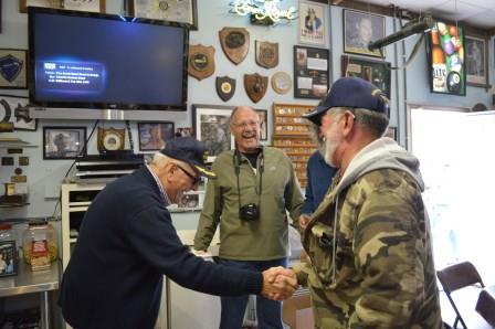 Capt. Buzz Galbraith, Ed Novak, and Tom Hill, USS RAY, SSN-653 2014 RayUnion 11/08/2014 - 11/10/2014 Photos