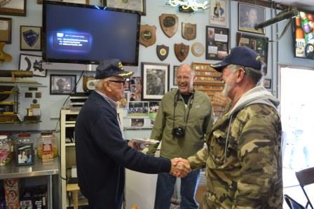 Capt. Buzz Galbraith, Ed Novak, and Tom Hill, USS RAY, SSN-653 2014 RayUnion 11/08/2014 - 11/10/2014 Photos