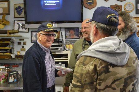 Capt. Buzz Galbraith, Ed Novak, Tom Hill (back) and Tim Patterson, USS RAY, SSN-653 2014 RayUnion 11/08/2014 - 11/10/2014 Photos