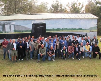 Group picture, USS RAY, SSN-653 2014 RayUnion 11/08/2014 - 11/10/2014 Photos