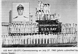 USS Ray I Commissioning Photo