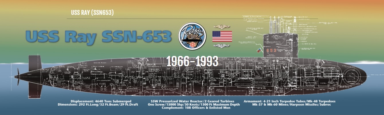 USS Ray schematic