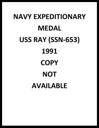 Navy Expeditionary Medal 1991